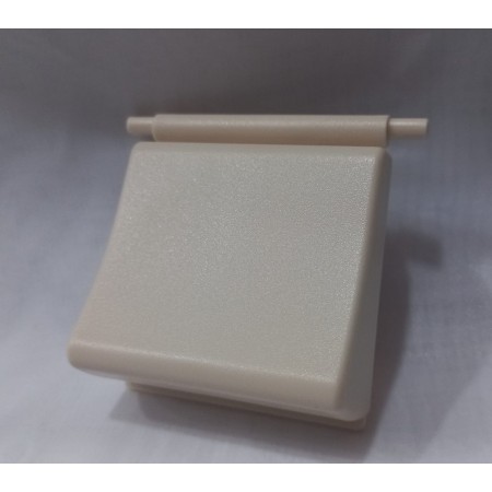 Tecla Reforçada Bege de ABS para Marca Docol - Modelo Clássica