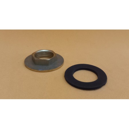 Porca de Metal 1/2" com Anel para Torneira- Eco