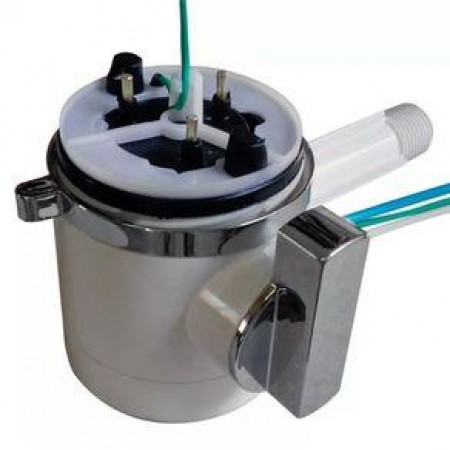 Módulo da Torneira Slim Parede Branca ou Preta 4T 220V - Hydra Módulo da Torneira Slim Parede Branca ou Preta 4T 220V - Hydra