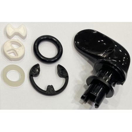 Conjunto Manípulo Torneira Luna Black- Zagonel