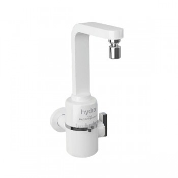 Torneira Elétrica Slim Branca 4T de Parede 220V - Hydra