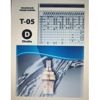 MVC 1/4 de volta para Torneiras T-05 - Lorenzetti