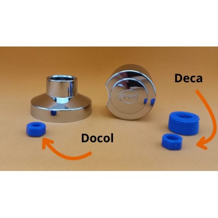 Acabamento para Registro com Volante de Metal Padrão Deca e Docol- Blukit Acabamento para Registro com Volante de Metal Padrão Deca e Docol- Blukit