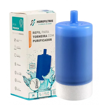 Refil HF 40 com Rosca Curta para Torneira com Purificador- Hidrofiltros