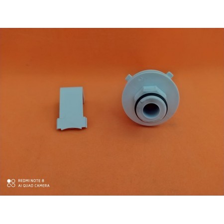 Conjunto Niple 180° Torneira Prima Branca - Zagonel