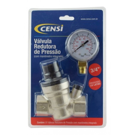 Válvula Redutora de Pressão (com manômetro integrado) - Censi